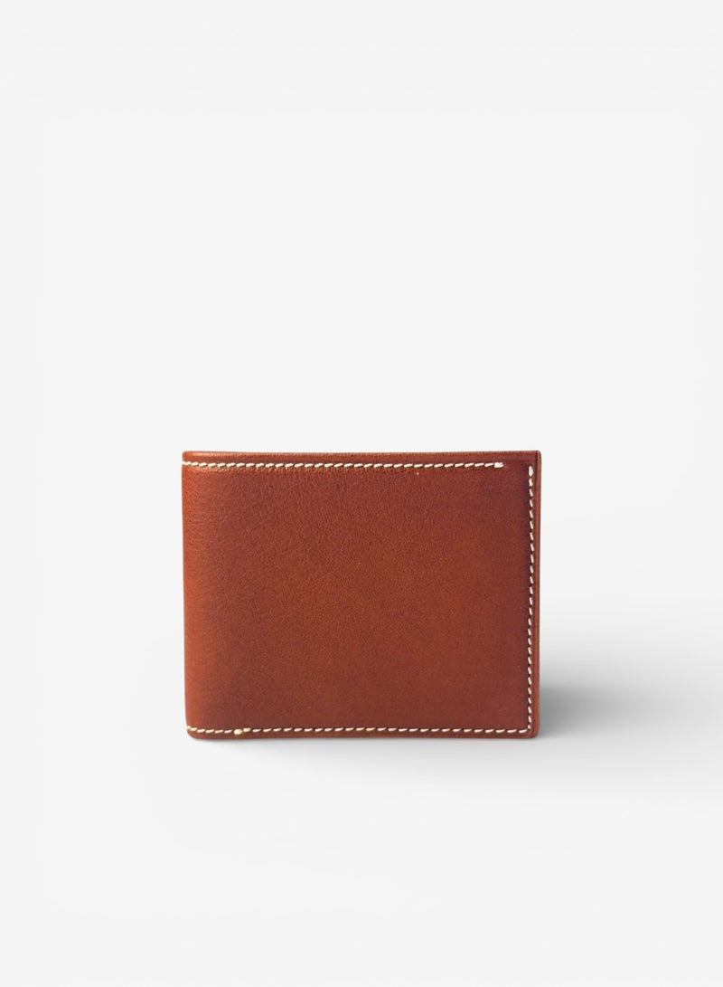 Emery Alden Wallet in Chèvre Brown Leather - Image 1